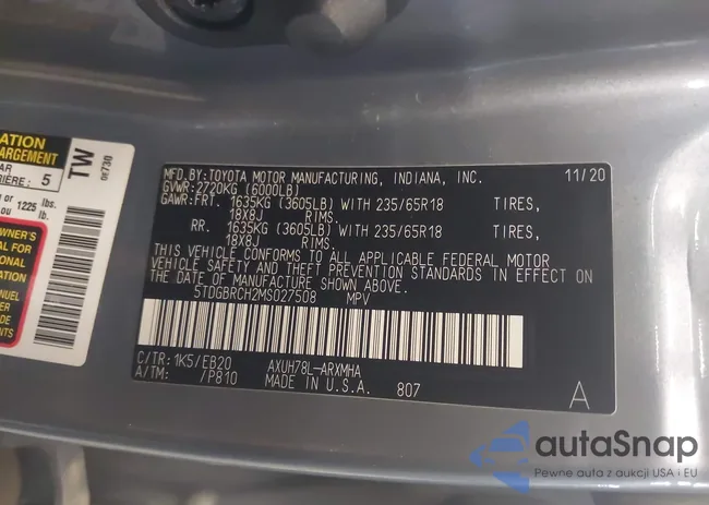 5TDGBRCH2MS027508: 43068587