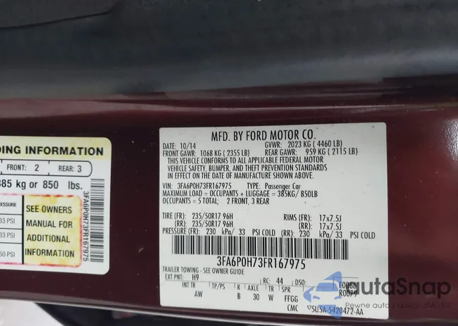 3FA6P0H73FR167975: 43068596