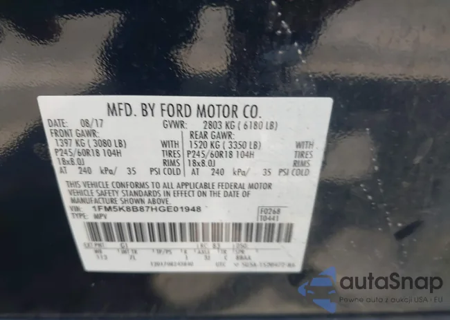 1FM5K8B87HGE01948: 43068683