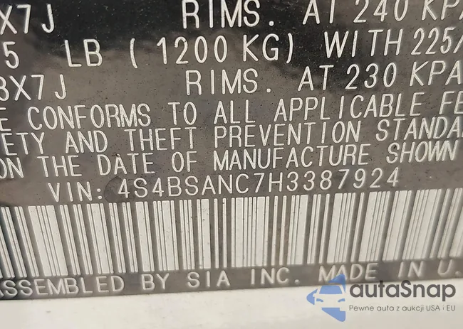 4S4BSANC7H3387924: 43068751