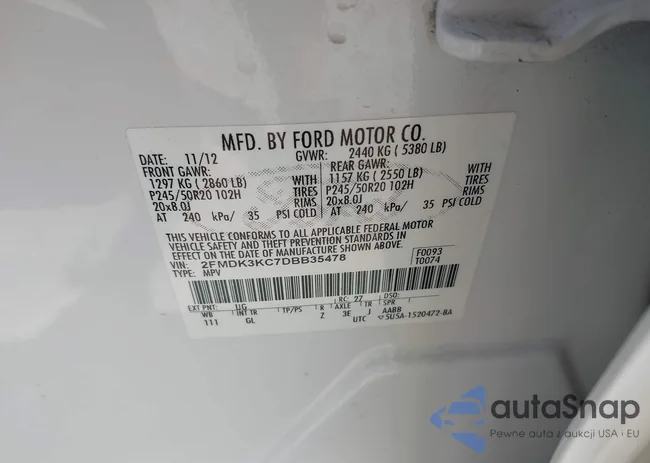 2FMDK3KC7DBB35478: 43068075