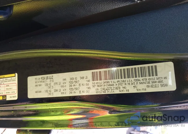 1C4BJWDG7GL210670: 43068153