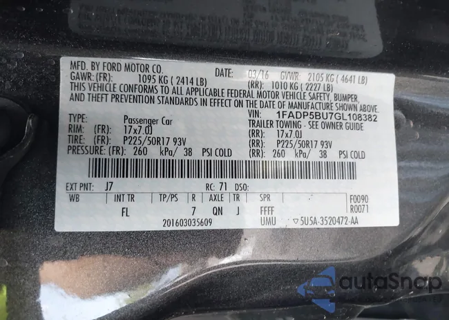 1FADP5BU7GL108382: 43069286