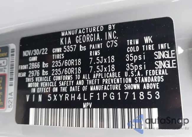 5XYRH4LF1PG171853: 43069468