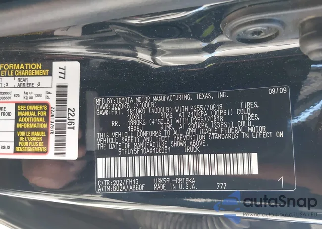 5TFUY5F10AX106061: 43069494