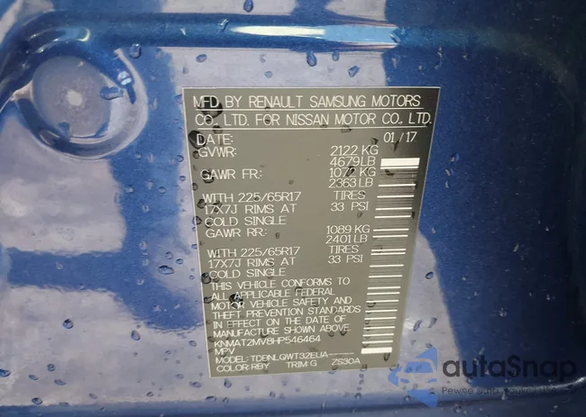 KNMAT2MV8HP546464: 43069506