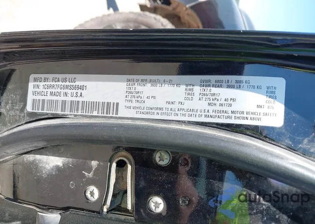 1C6RR7FG6MS569401: 43069535