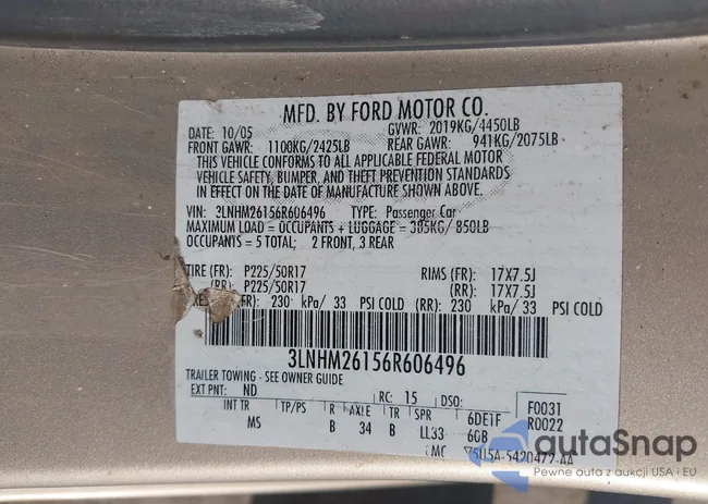 3LNHM26156R606496: 43068764