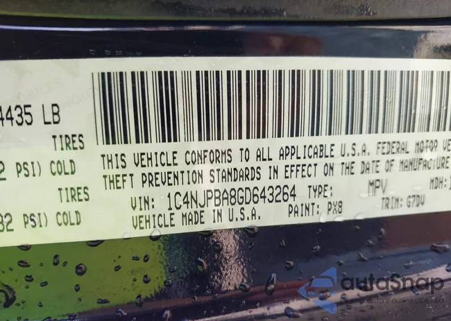 1C4NJPBA8GD643264: 43070330
