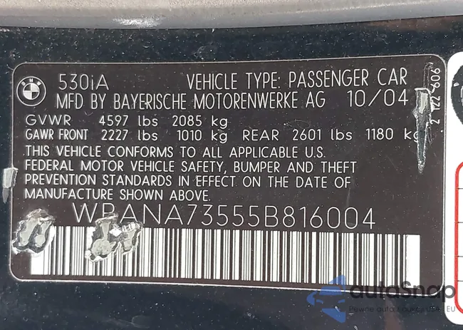 WBANA73555B816004: 43070596