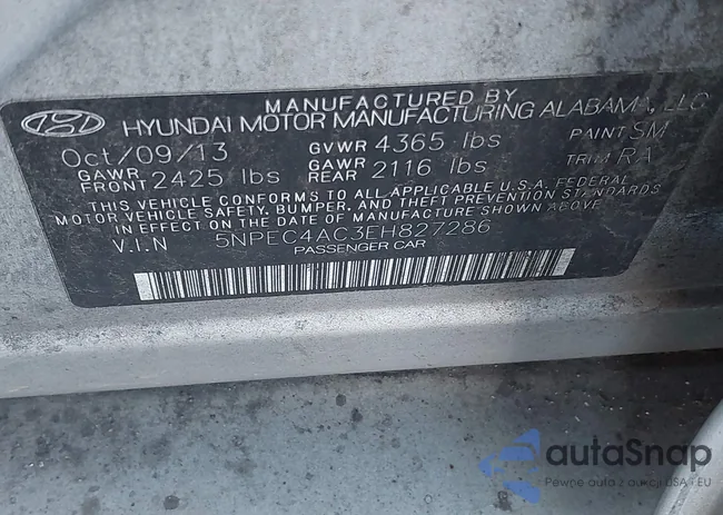 5NPEC4AC3EH827286: 43070724