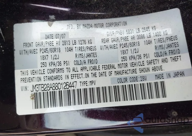 JM3TB28A880126447: 43069797