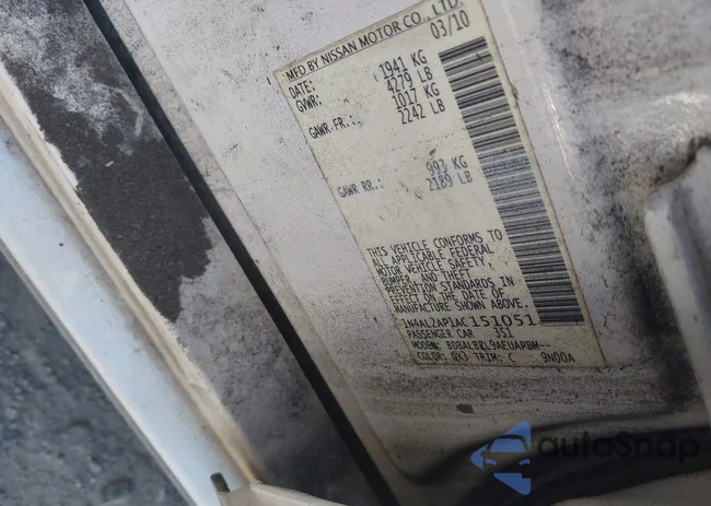 1N4AL2AP1AC151051: 43070146