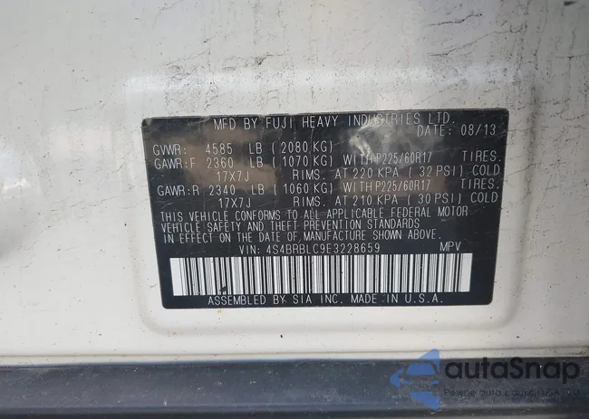 4S4BRBLC9E3228659: 43071263