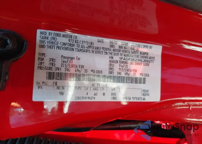 1FADP3K23HL268277: 43071441