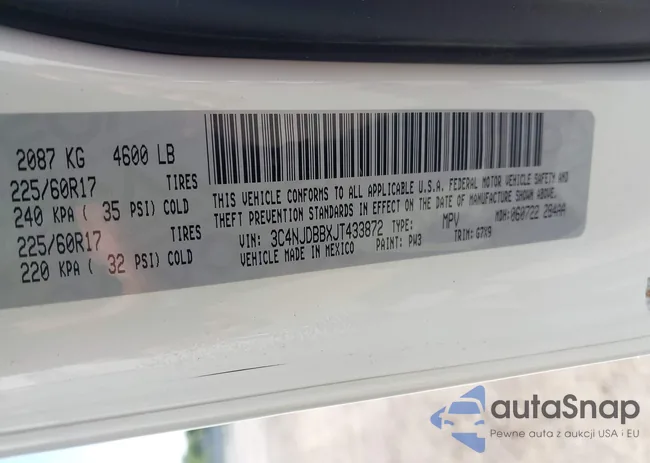 3C4NJDBBXJT433872: 43071448