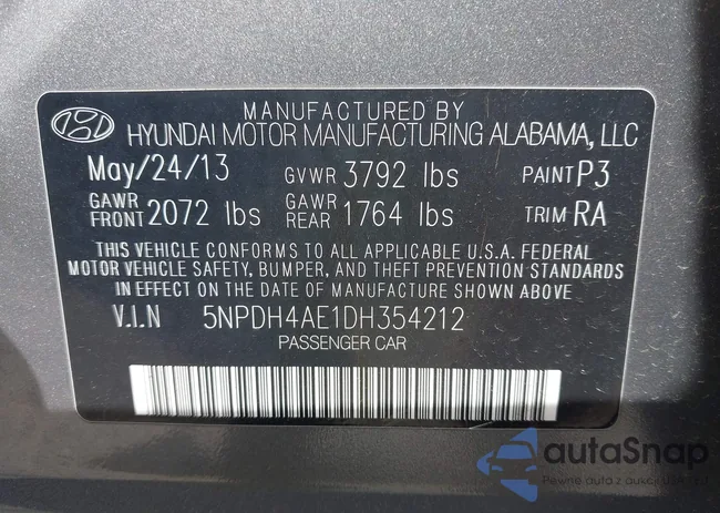 5NPDH4AE1DH354212: 43071502