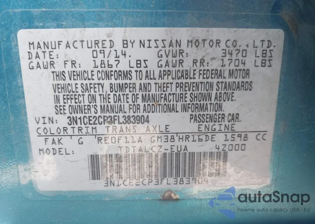 3N1CE2CP3FL383904: 43071553