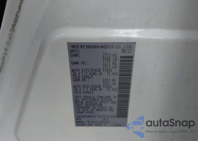 5N1DR2MN4JC602520: 43071599