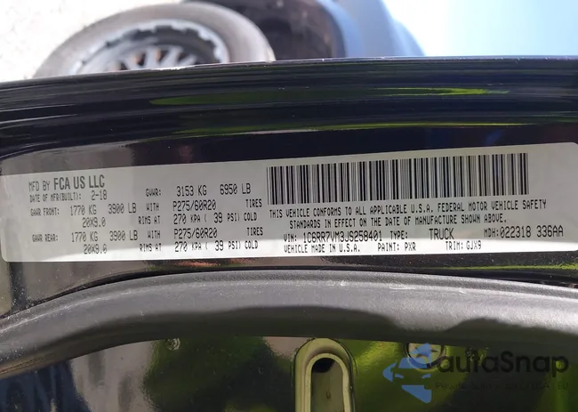 1C6RR7VM3JS258401: 43070842