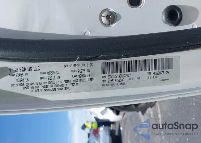 2C3CDZBT4GH172037: 43070944