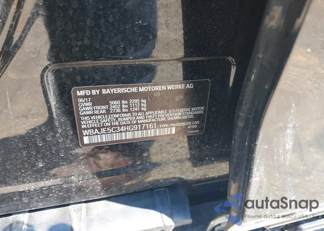 WBAJE5C34HG917161: 43072585