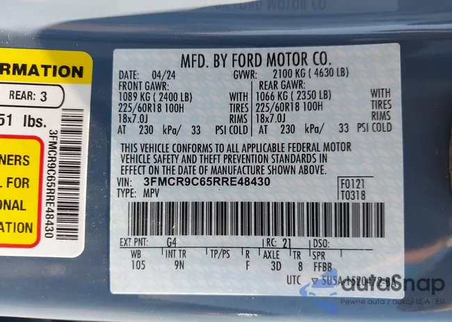 3FMCR9C65RRE48430: 43072619