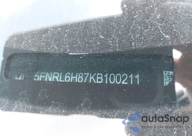 5FNRL6H87KB100211: 43072679