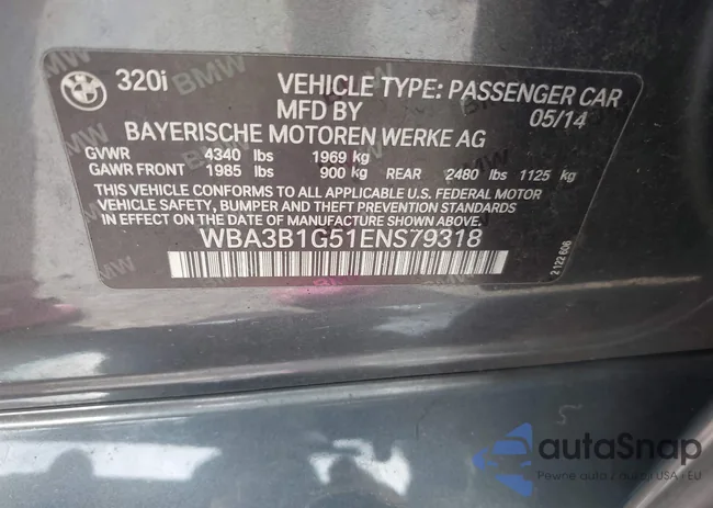 WBA3B1G51ENS79318: 43071822