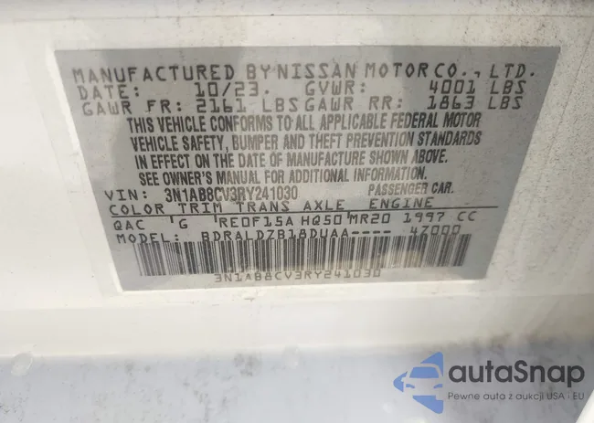 3N1AB8CV3RY241030: 43074374