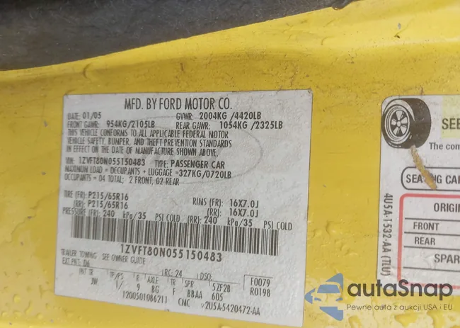 1ZVFT80N055150483: 43074570