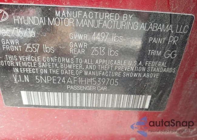 5NPE24AF1HH539705: 43074572