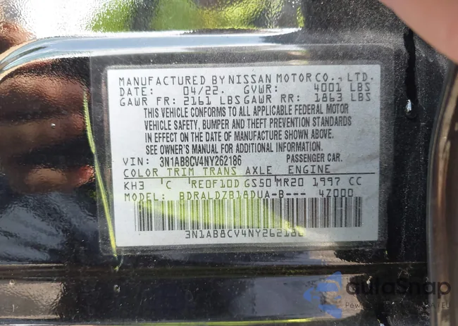 3N1AB8CV4NY262186: 43074573