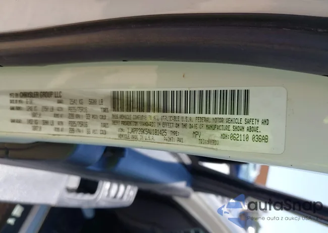 1J4PP2GK5AW181425: 43074703