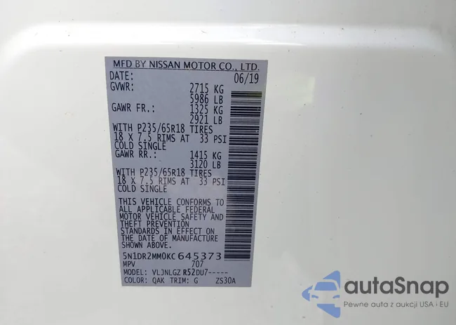 5N1DR2MM0KC645373: 43073901