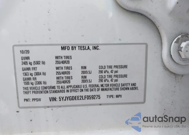 5YJYGDEE2LF059275: 43075175