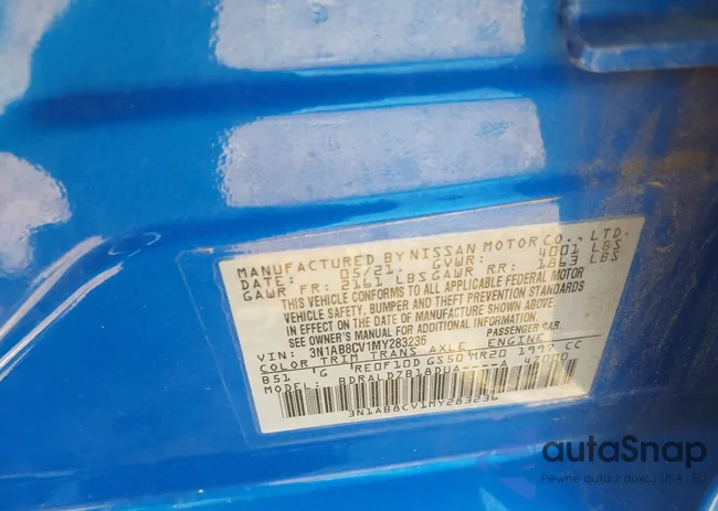 3N1AB8CV1MY283236: 43075180