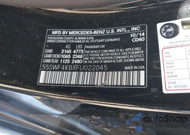 55SWF4KBXFU022045: 43075490