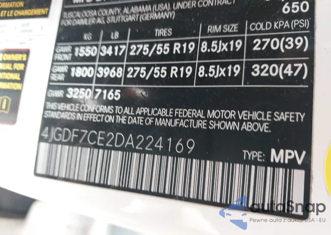 4JGDF7CE2DA224169: 43074834