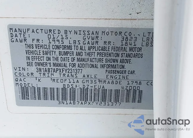 3N1AB7APXFY231377: 43074881