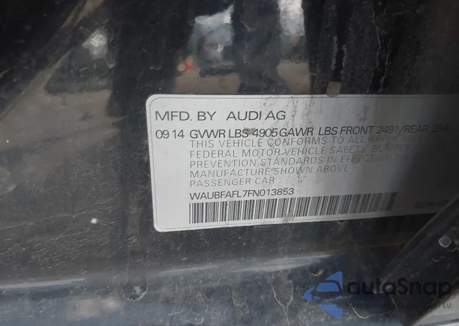 WAUBFAFL7FN013853: 43074954