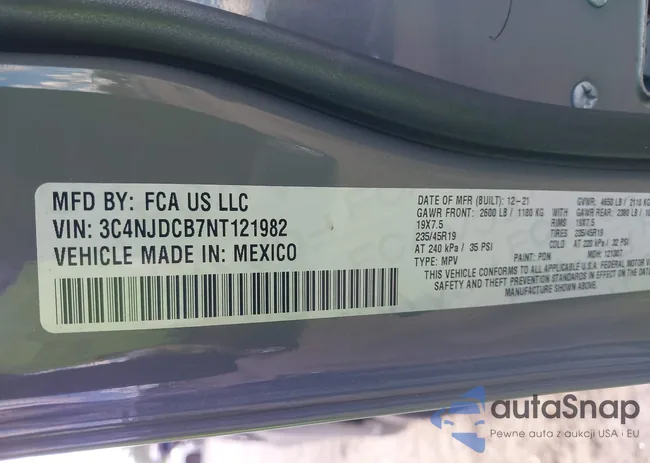 3C4NJDCB7NT121982: 43076164