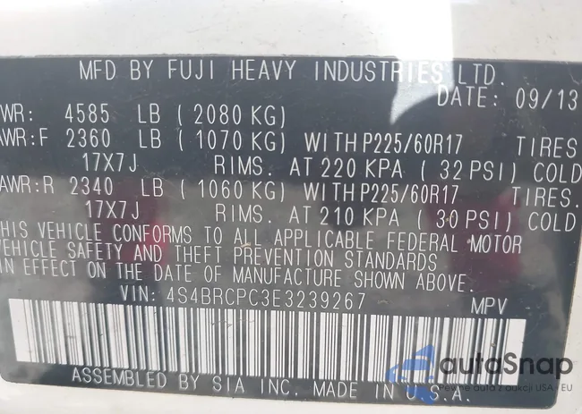 4S4BRCPC3E3239267: 43076251