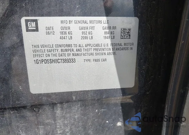 1G1PD5SH8C7389333: 43076411