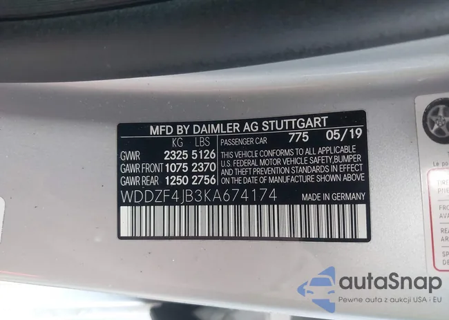 WDDZF4JB3KA674174: 43076654