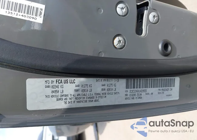 2C3CDZAG0JH229555: 43075813