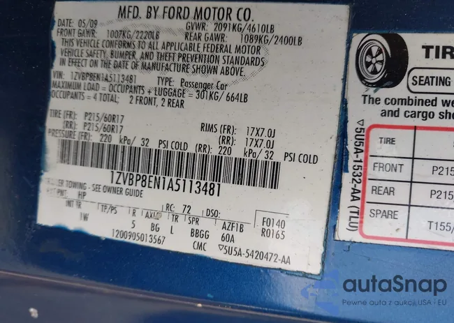 1ZVBP8EN1A5113481: 43075855