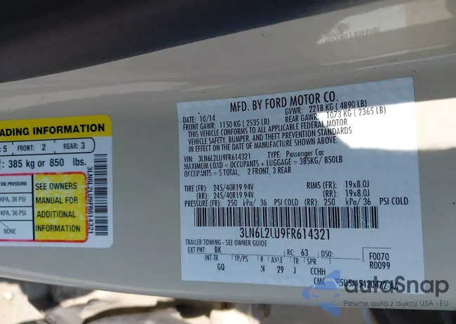 3LN6L2LU9FR614321: 43075885