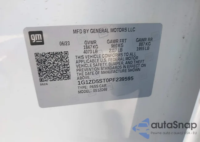 1G1ZD5ST0PF239595: 43075999