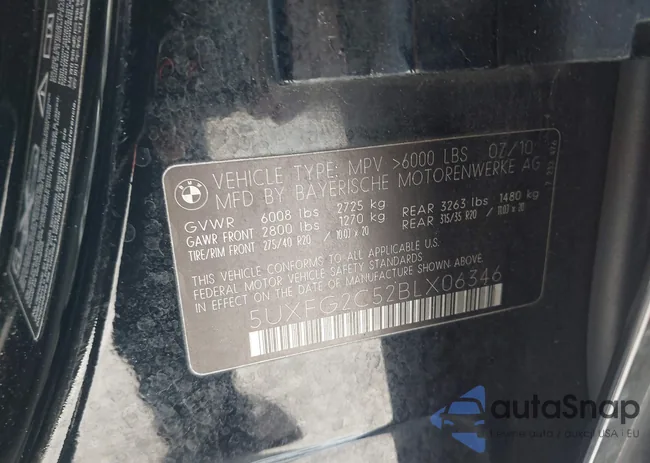 5UXFG2C52BLX06346: 43076778